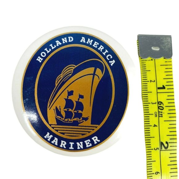 Holland America Mariner Cruise Pinback‎ Button Pin - Picture 3 of 4